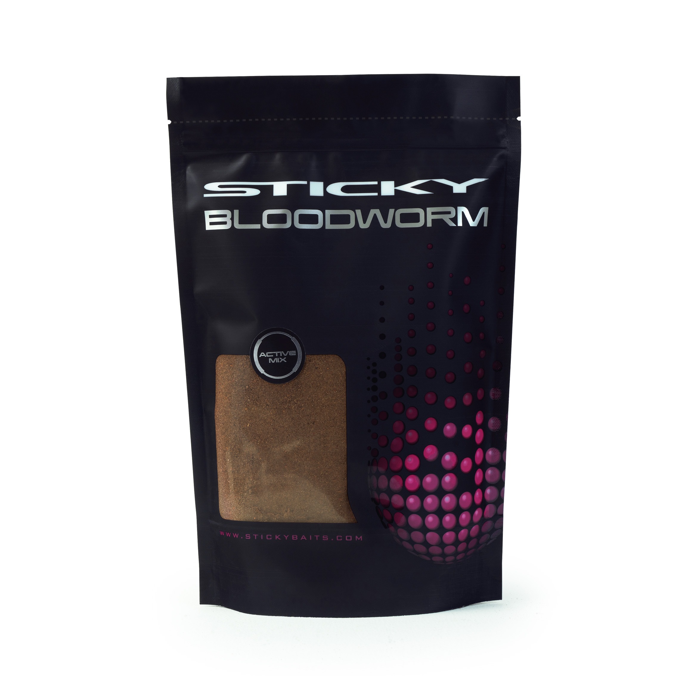 Sticky Baits - Products - Bloodworm Active Mix - Carp Fishing Bait