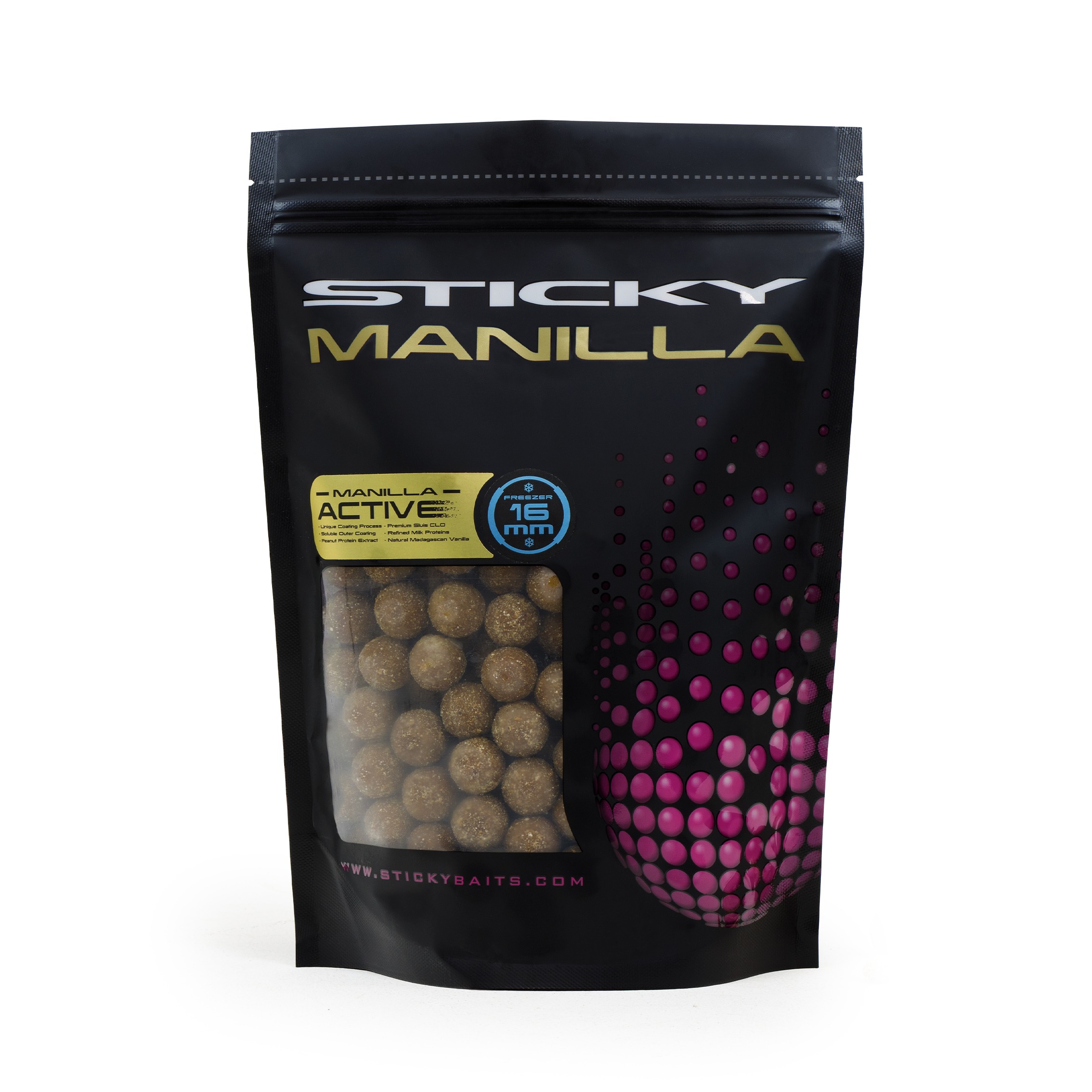 STICKY BAITS MANILLA  ACTIVE WAFTERS carp fishing boilie bait **choose size**
