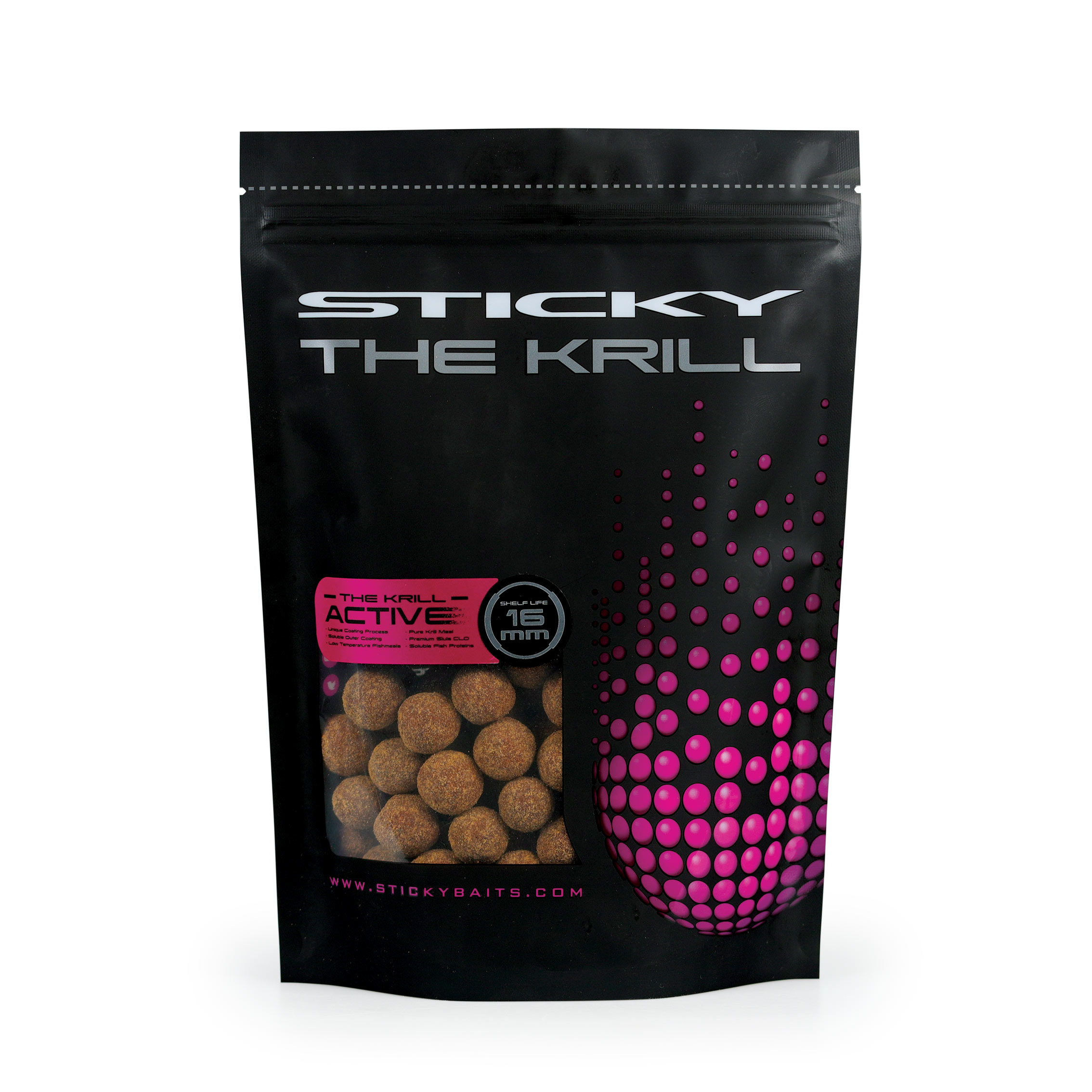 Sticky Baits - Products - The Krill - Active Pop-Ups - Carp Fishing Bait